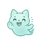ゴースト子猫 幽霊行進（個別スタンプ：6）