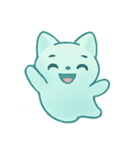 ゴースト子猫 幽霊行進（個別スタンプ：8）