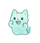 ゴースト子猫 幽霊行進（個別スタンプ：9）