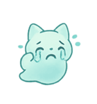 ゴースト子猫 幽霊行進（個別スタンプ：10）