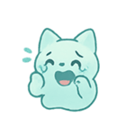 ゴースト子猫 幽霊行進（個別スタンプ：17）