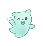 ゴースト子猫 幽霊行進（個別スタンプ：20）