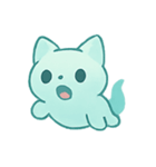 ゴースト子猫 幽霊行進（個別スタンプ：24）