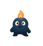 ろうそくおばけ ひくろ（個別スタンプ：2）