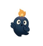 ろうそくおばけ ひくろ（個別スタンプ：3）