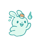 おばけうさぎ 提灯パレード（個別スタンプ：3）