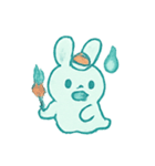 おばけうさぎ 提灯パレード（個別スタンプ：7）