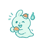 おばけうさぎ 提灯パレード（個別スタンプ：15）