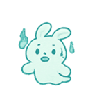 おばけうさぎ 提灯パレード（個別スタンプ：18）