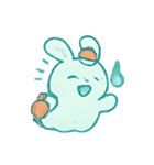 おばけうさぎ 提灯パレード（個別スタンプ：21）