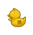 おばけ金の紙アヒル参上（個別スタンプ：6）