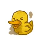 おばけ金の紙アヒル参上（個別スタンプ：8）