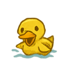 おばけ金の紙アヒル参上（個別スタンプ：9）