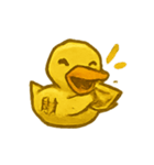 おばけ金の紙アヒル参上（個別スタンプ：11）