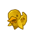 おばけ金の紙アヒル参上（個別スタンプ：13）