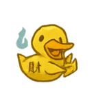 おばけ金の紙アヒル参上（個別スタンプ：19）