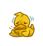 おばけ金の紙アヒル参上（個別スタンプ：22）