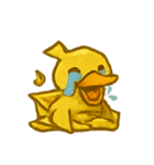 おばけ金の紙アヒル参上（個別スタンプ：23）