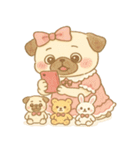 オタ活パグ！全力推しスタンプ（個別スタンプ：35）