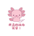 ウーパールーパーのゆるかわ日常（個別スタンプ：9）