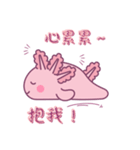 ウーパールーパーのゆるかわ日常（個別スタンプ：11）