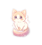 キャット・フラッフィー・ミャオミャオ（個別スタンプ：8）