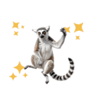 しっぽリング！ワオキツネザルの毎日（個別スタンプ：33）