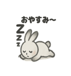 水墨うさぎのかわいい日常（個別スタンプ：10）