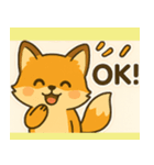 キツネのコンちゃん（個別スタンプ：9）