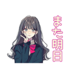 おしゃれJKのソフトテニス部（個別スタンプ：7）