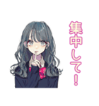 おしゃれJKのソフトテニス部（個別スタンプ：15）