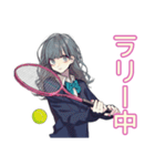 おしゃれJKのソフトテニス部（個別スタンプ：16）