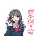 おしゃれJKのソフトテニス部（個別スタンプ：23）