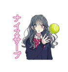 おしゃれJKのソフトテニス部（個別スタンプ：24）
