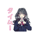 おしゃれJKのソフトテニス部（個別スタンプ：35）