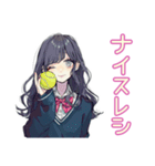 おしゃれJKのソフトテニス部（個別スタンプ：38）