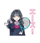 おしゃれJKのソフトテニス部（個別スタンプ：39）