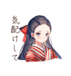 静かな図書館★大正女学生（個別スタンプ：16）