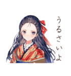 静かな図書館★大正女学生（個別スタンプ：20）