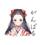 静かな図書館★大正女学生（個別スタンプ：23）