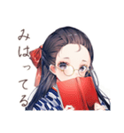 静かな図書館★大正女学生（個別スタンプ：28）