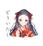 静かな図書館★大正女学生（個別スタンプ：39）