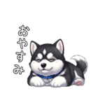 日常に溶け込むマラミュート（個別スタンプ：16）