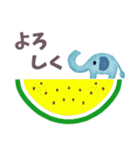【でか文字☆夏】スイーツスタンプ（個別スタンプ：9）