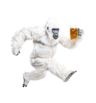 ごりごりゴリラ★酒ビール！やさしい敬語白（個別スタンプ：32）