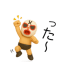 [3D]奮闘マスクマン14 Cuteとプロレス（個別スタンプ：10）