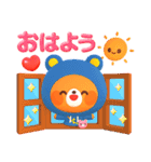 日常で使えるフードくまスタンプ3D（個別スタンプ：1）