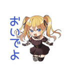 金髪ゴスロリの女の子★夏（個別スタンプ：29）