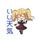 金髪ゴスロリの女の子★夏（個別スタンプ：30）