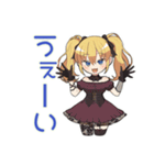 金髪ゴスロリの女の子★夏（個別スタンプ：33）